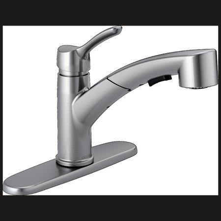 DELTA Collins Single Handle Pull-Out Kitchen Faucet 4140-AR-DST